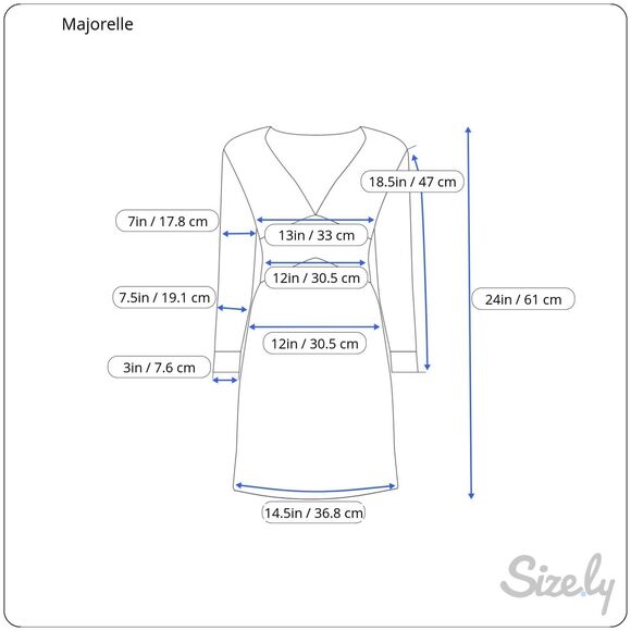 MAJORELLE Nude and Black Mini Dress - Picture 7 of 7